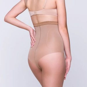 Rajstopy Gabriella Hight Shaper 20 den melisa. Brązowe rajstopy i pończochy Gabriella, bez wzorów, z bawełny. Za 45,90 zł.