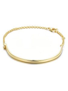 DI GIORGIO Pozłacana bransoletka z elementem ozdobnym rozmiar: onesize. Żółte bransoletki DI GIORGIO, pozłacane. Za 73,99 zł.