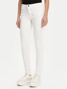 Armani Exchange Jeansy XW000123 AF10862 M0054 Biały Skinny Fit. Białe jeansy Armani Exchange, bez wzorów, z bawełny. Za 299,99 zł.