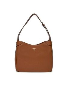 Guess Torebka HWBG95 19020 Brązowy. Brązowe torebki klasyczne Guess, z aplikacjami, ze skóry, bez dodatków. Za 349,99 zł.