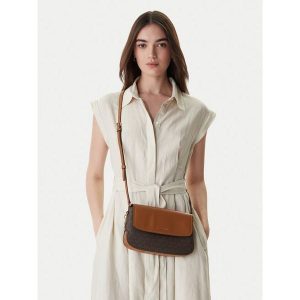 Torebka MICHAEL Michael Kors. Brązowe torebki klasyczne MICHAEL Michael Kors, bez wzorów, bez dodatków. Za 669,99 zł.