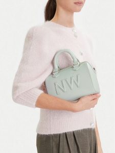 Nine West Torebka EO-Lira II-LX20085 Niebieski. Niebieskie torebki klasyczne Nine West, bez wzorów, z materiału, bez dodatków. Za 269,99 zł.