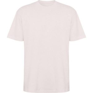 Koszulka Z Krótkim Rękawem Dla Dorosłych Unisex Bull Oversized. Białe bluzki ROLY, bez wzorów, sportowe, bez kołnierzyka, bez ramiączek. Za 51,99 zł.
