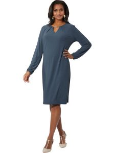 WITT WEIDEN Sukienka w kolorze granatowym rozmiar: 38. Niebieskie sukienki WITT WEIDEN, na co dzień, bez wzorów, bez kołnierzyka, bez ramiączek, midi, proste. Za 39,99 zł.