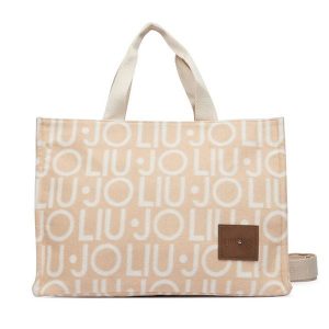 Torebka Liu Jo. Brązowe shopper bag Liu Jo, bez wzorów, bez dodatków. Za 469,99 zł.