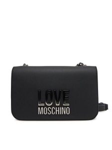 LOVE MOSCHINO Torebka JC4254PP0MKD000B Czarny. Czarne torebki klasyczne LOVE MOSCHINO, bez wzorów, ze skóry, bez dodatków. Za 509,99 zł.