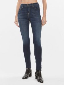 Please Jeansy P8159MRSP3 Granatowy Skinny Fit. Niebieskie jeansy Please, bez wzorów, z jeansu. Za 449,99 zł.