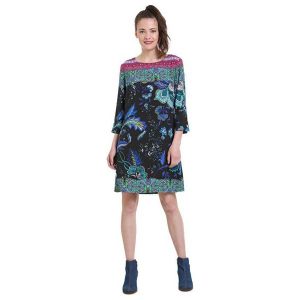Desigual Kamizelka Damska Killpop Negro 18Wwvw93 2000 (Rozmiar 44). Spódnice marki Desigual. W wyprzedaży za 277,00 zł.