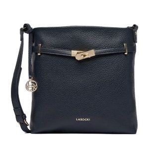 Torebka Lasocki. Niebieskie torebki klasyczne Lasocki, bez wzorów, bez dodatków. Za 169,99 zł.