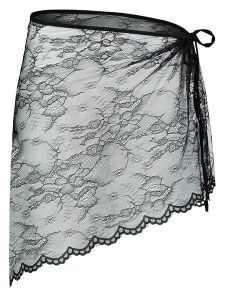 Sublevel Spódnica w kolorze czarnym rozmiar: M/L. Czarne spódnice Sublevel, l, bez wzorów, z koronki, mini. Za 60,99 zł.