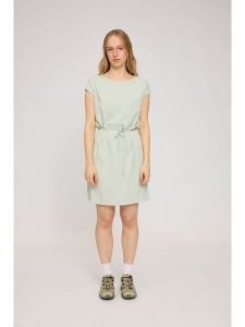 MAZINE Sukienka "Ruth" w kolorze zielonym rozmiar: S. Zielone sukienki MAZINE, na co dzień, s, bez wzorów, z tkaniny, klasyczne, bez kołnierzyka, bez ramiączek, mini, proste. Za 105,14 zł.