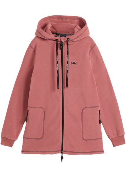 Bluza rozpinana z polaru, z kieszeniami z zamkiem. Szare bluzy bonprix, bez wzorów, z polaru, bez kaptura. Za 122,99 zł.