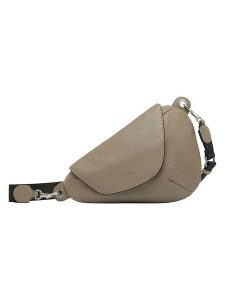 Liebeskind Berlin Skórzana saszetka w kolorze szarobrązowym - 33 x 21 x 2 cm rozmiar: onesize. Brązowe nerki i saszetki Liebeskind Berlin, bez wzorów, z materiału. Za 416,30 zł.