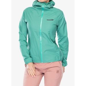 Kurtka przeciwdeszczowa damska Inov-8 Stormshell FZ V2. Zielone kurtki Inov-8, bez wzorów, bez kaptura. Za 482,99 zł.