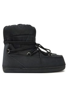 Athlecia Śniegowce Afrai W Boots EA244404 Czarny. Czarne buty zimowe Athlecia, ze skóry, bez obcasa, bez zapięcia. Za 399,99 zł.