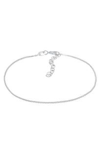 Elli Damski naszyjnik kostkowy podstawowy prostokątny regulowany srebro 925 Sterling Silver Bransoletki 1 ct. Szare bransoletki Elli, srebrne. Za 160,64 zł.