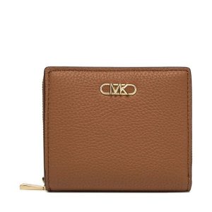 Portfel MICHAEL Michael Kors. Brązowe portfele MICHAEL Michael Kors, bez wzorów. Za 379,99 zł.