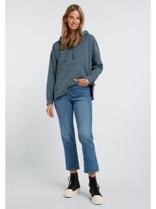 ELBSAND Bluza "Mette" w kolorze granatowym rozmiar: S. Niebieskie bluzy ELBSAND, s, bez wzorów, z kapturem. Za 167,28 zł.