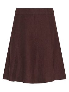MOSS COPENHAGEN Spódnica "Naira Claritta" w kolorze brązowym rozmiar: S. Brązowe spódnice Moss Copenhagen, na co dzień, s, bez wzorów, ze lnu, midi. Za 145,26 zł.