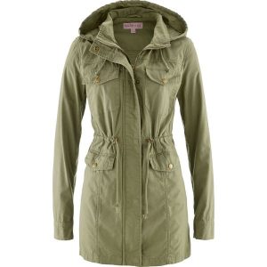 Parka z kolekcji Maite Kelly bonprix oliwkowy. Kurtki marki bonprix. Za 99,99 zł.