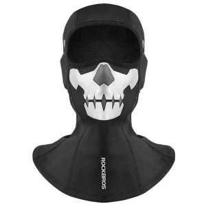 Czapka z czaszką/pająkiem - Rozmiar L. Czarne czapki ROCKBROS, bez wzorów, z materiału, sportowe. Za 83,60 zł.