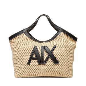 Torebka Armani Exchange. Brązowe torebki klasyczne Armani Exchange, bez wzorów, bez dodatków. Za 489,99 zł.