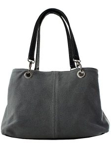 ORE10 Skórzana torebka w kolorze szarym - 32 x 20 x 14 cm rozmiar: onesize. Szare torebki klasyczne ORE10, bez wzorów, z materiału, bez dodatków. Za 132,05 zł.