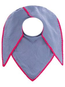 Zwillingsherz Muślinowa chusta trójkątna "Uni & Stitch" w kolorze niebieskim - 200 x 95 cm rozmiar: onesize. Niebieskie apaszki i chusty Zwillingsherz, bez wzorów, z bawełny. Za 122,38 zł.