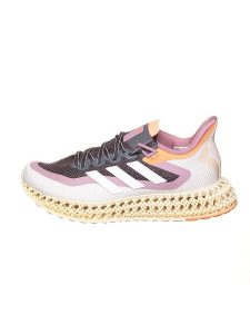 Adidas Buty "4DFWD" w kolorze szaro-jasnoróżowo-kremowym do biegania rozmiar: 42 2/3. Brązowe buty sportowe ADIDAS, bez wzorów. Za 424,45 zł.