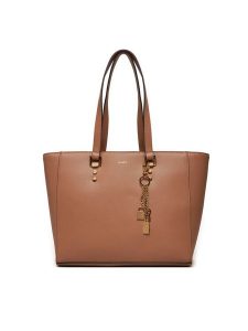 Aldo Torebka 13630065 Brązowy. Brązowe shopper bag ALDO, bez wzorów, ze skóry, bez dodatków. Za 249,99 zł.