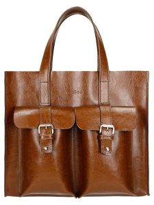Wojas Skórzana torebka w kolorze jasnobrązowym - 33 x 30 x 17 cm rozmiar: onesize. Brązowe torebki klasyczne Wojas, bez wzorów, z materiału, przez ramię, bez dodatków. Za 351,38 zł.