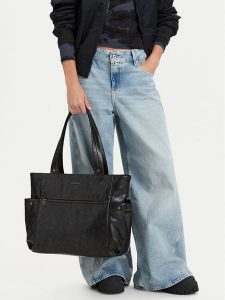 G-Star Raw Torebka C-LDA8720 Czarny. Czarne shopper bag G-Star, bez wzorów, ze skóry, bez dodatków. Za 279,99 zł.