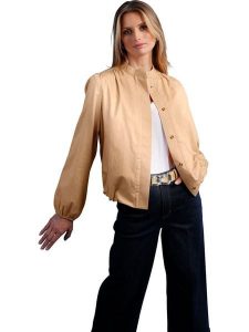 Heine Kurtka przejściowa w kolorze beżowym rozmiar: 40. Brązowe kurtki Heine, bez wzorów, z bawełny, bez kaptura. Za 104,99 zł.