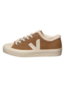 Veja Skórzane sneakersy "Wata II Low" w kolorze kremowo-jasnobrązowym rozmiar: 40. Brązowe trampki Veja, bez wzorów, z materiału, bez zapięcia. Za 461,21 zł.