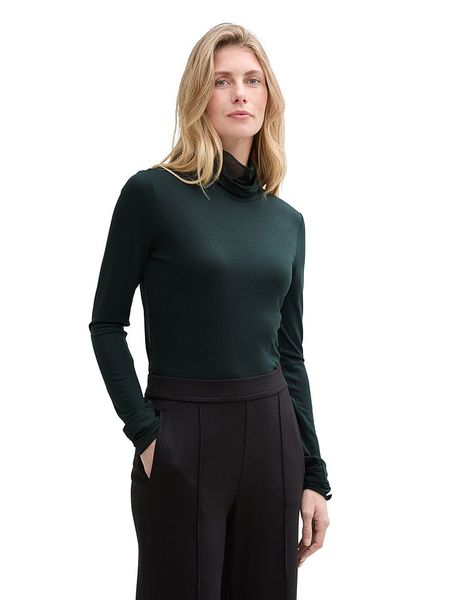 Tom Tailor Golf w kolorze ciemnozielonym rozmiar: XXL. Zielone golfy Tom Tailor, bez wzorów, z lyocellu. Za 87,40 zł.