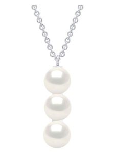 Pearline Srebrny naszyjnik z perłami - dł. 42 cm rozmiar: onesize. Białe naszyjniki Pearline, z perłą, srebrne. Za 173,99 zł.