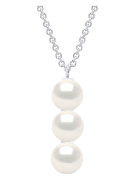 Pearline Srebrny naszyjnik z perłami - dł. 42 cm rozmiar: onesize. Białe naszyjniki Pearline, z perłą, srebrne. Za 197,63 zł.