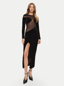 Undress Code Sukienka koktajlowa Velvet Sky 732 Czarny Slim Fit. Czarne kombinezony Undress Code, xs, bez wzorów, z syntetyku, wizytowe, bez kołnierzyka, bez ramiączek. Za 599,99 zł.