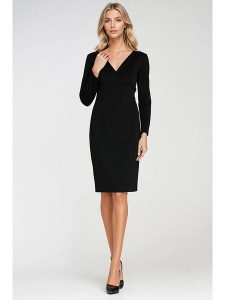 Nife Sukienka w kolorze czarnym rozmiar: 38. Czarne sukienki Nife, na co dzień, bez wzorów, bez kołnierzyka, bez ramiączek, maxi, proste. Za 208,83 zł.