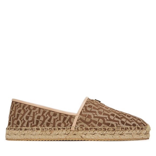 Espadryle Aigner. Brązowe espadryle Aigner, bez wzorów, bez obcasa. Za 829,99 zł.