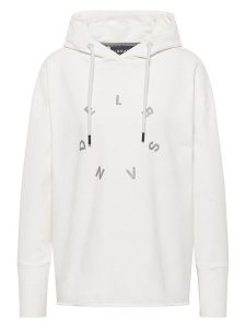 ELBSAND Bluza "Daris" w kolorze białym rozmiar: M. Białe bluzy ELBSAND, m, bez wzorów, z kapturem. Za 183,59 zł.