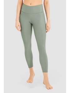 Rösch Legginsy sportowe w kolorze oliwkowym rozmiar: L. Zielone legginsy Rösch, l, bez wzorów, z materiału, z podwyższonym stanem, outdoorowe. Za 192,79 zł.