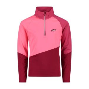 Damska polarowa bluza softtech pół-zip CMP. Czerwone bluzy CMP, na zimę, m, bez wzorów, z polaru, bez kaptura. W wyprzedaży za 141,05 zł.