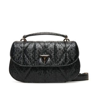 Torebka Guess. Czarne torebki klasyczne Guess, z aplikacjami, bez dodatków. Za 349,99 zł.