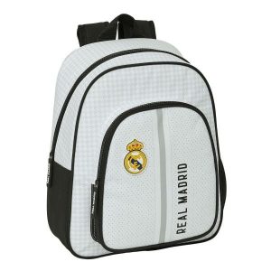 Plecak szkolny Real Madrid C.F. 24/25 Biały. Szare plecaki REAL MADRID. Za 164,45 zł.