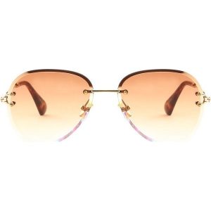 Brązowe Okulary Legibly. Okulary przeciwsłoneczne marki Born2be. Za 39,99 zł.