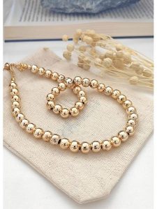 Atelier MIU Pozłacany naszyjnik - dł. 43 cm rozmiar: onesize. Żółte naszyjniki Atelier MIU, pozłacane. Za 83,22 zł.