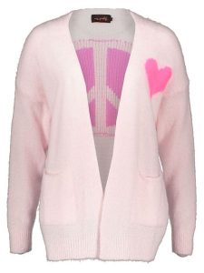 Miss goodlife Kardigan "Peace" w kolorze jasnoróżowym rozmiar: XL. Różowe kardigany miss goodlife, z wełny. Za 208,99 zł.