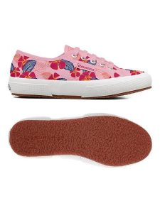Superga Sneakersy "2750" w kolorze jasnoróżowo-czerwonym rozmiar: 36. Czerwone trampki Superga, bez wzorów, bez zapięcia. Za 149,31 zł.