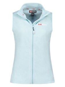 Canadian Peak Kamizelka polarowa "Vugeak" w kolorze błękitnym rozmiar: M. Niebieskie kamizelki Canadian Peak, m, bez wzorów, z polaru, bez kołnierzyka, bez ramiączek, bez kaptura. Za 39,99 zł.